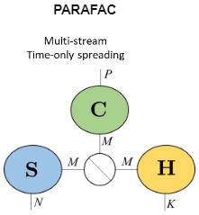 PARAFAC decomposition in MIMO systems